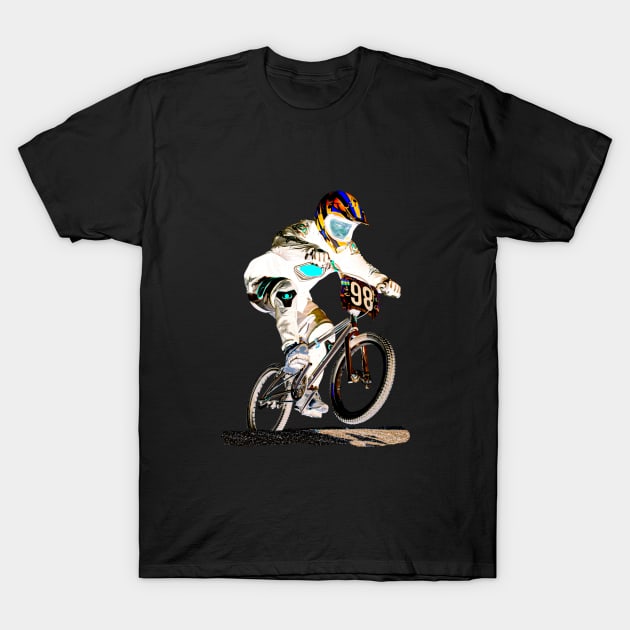 bmx T-Shirt by rickylabellevie